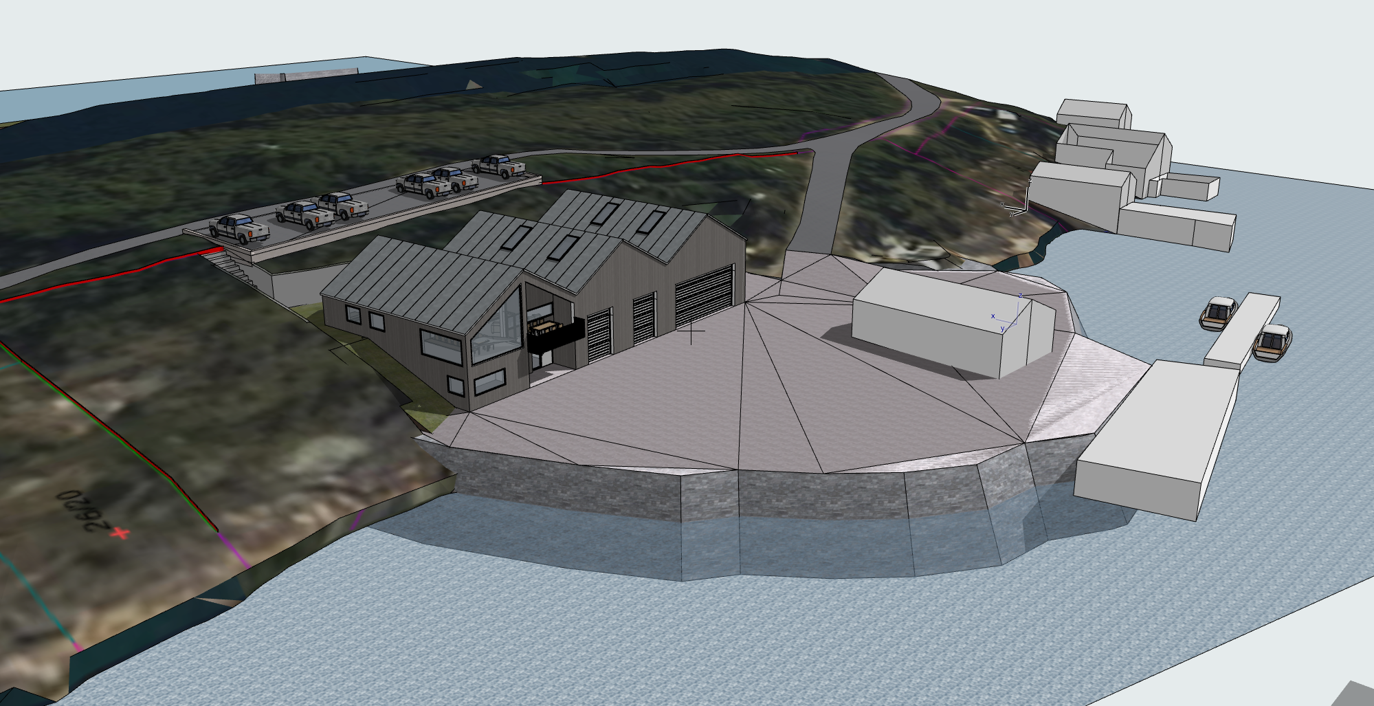 Gnist Arkitekter har laget tegningene til den nye landsbasen i Nordvågen.